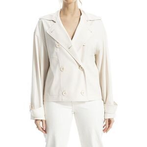 Max Studio Womens Double Breasted Short Jacket